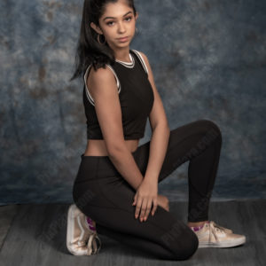 Sophia posing in studio