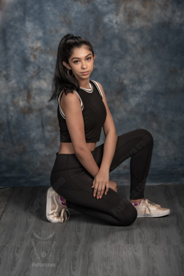 Sophia posing in studio