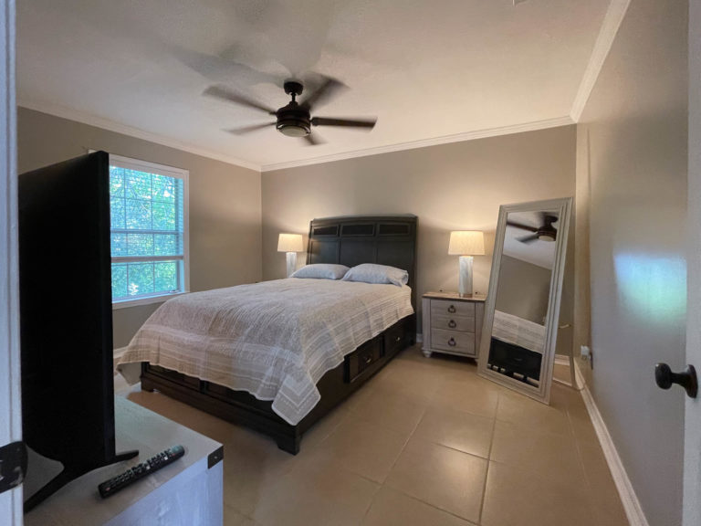 bedroom in rental property